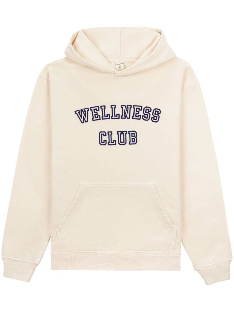 Sporty & Rich Wellness Club cotton hoodie - Neutrals von Sporty & Rich