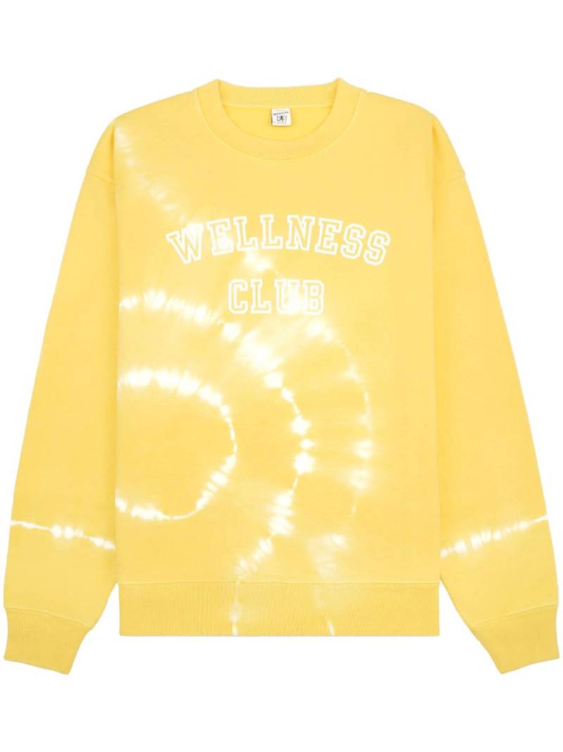 Sporty & Rich Wellness Club crew-neck sweatshirt - Yellow von Sporty & Rich