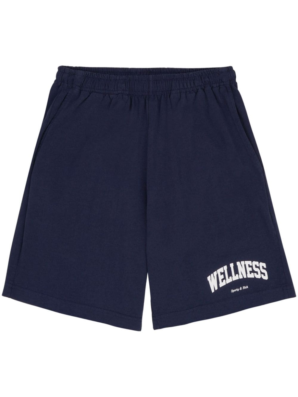 Sporty & Rich Wellness Ivy Gym elasticated track shorts - Blue von Sporty & Rich