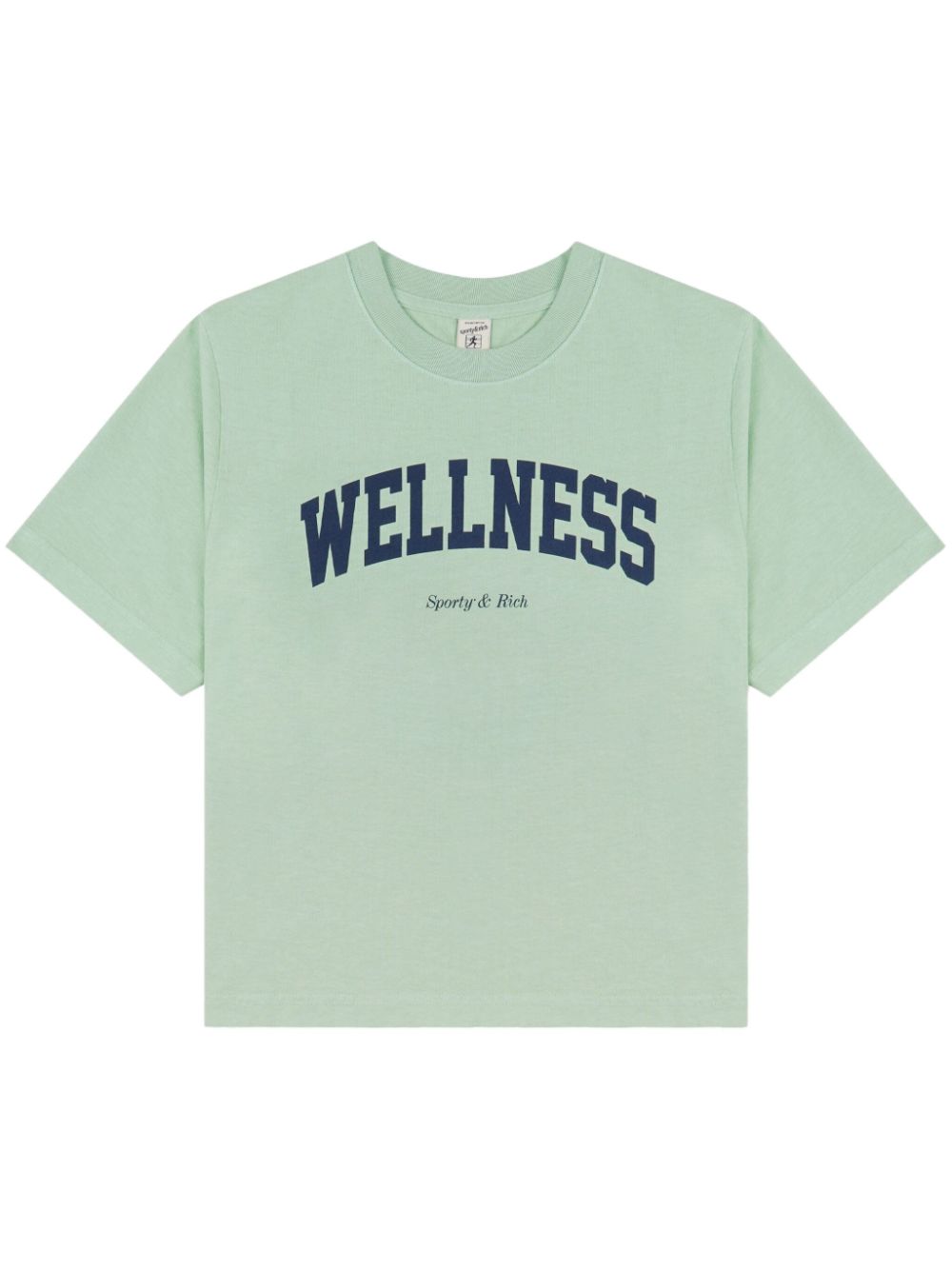 Sporty & Rich Wellness Ivy cotton T-shirt - Green von Sporty & Rich