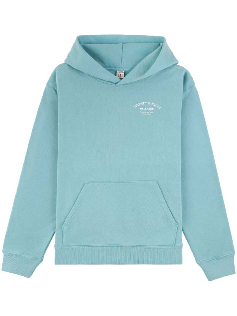 Sporty & Rich Wellness Studio cotton hoodie - Green von Sporty & Rich