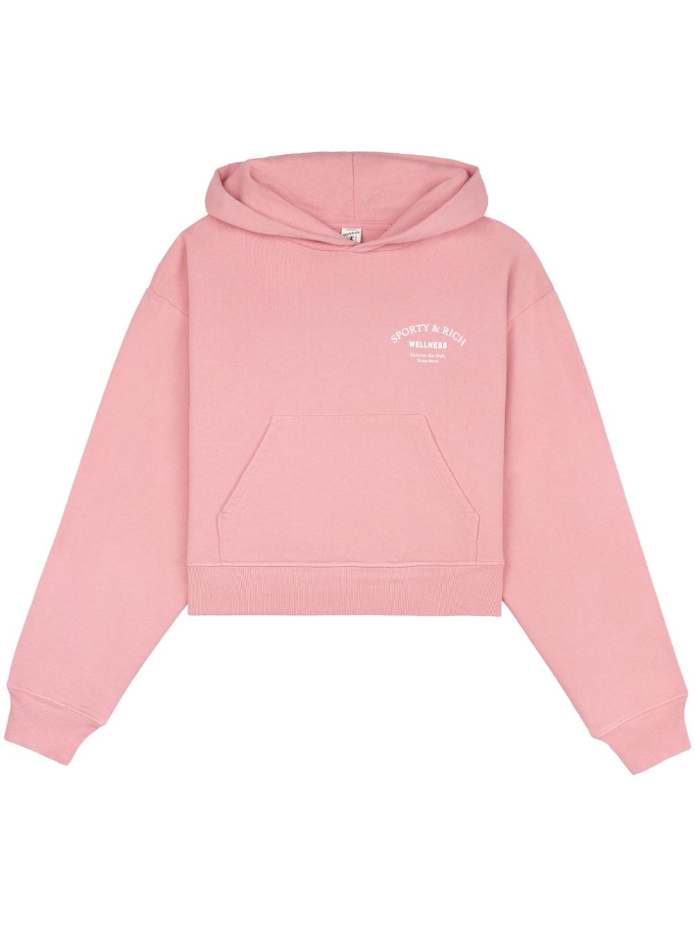 Sporty & Rich Wellness Studio cropped hoodie - Pink von Sporty & Rich