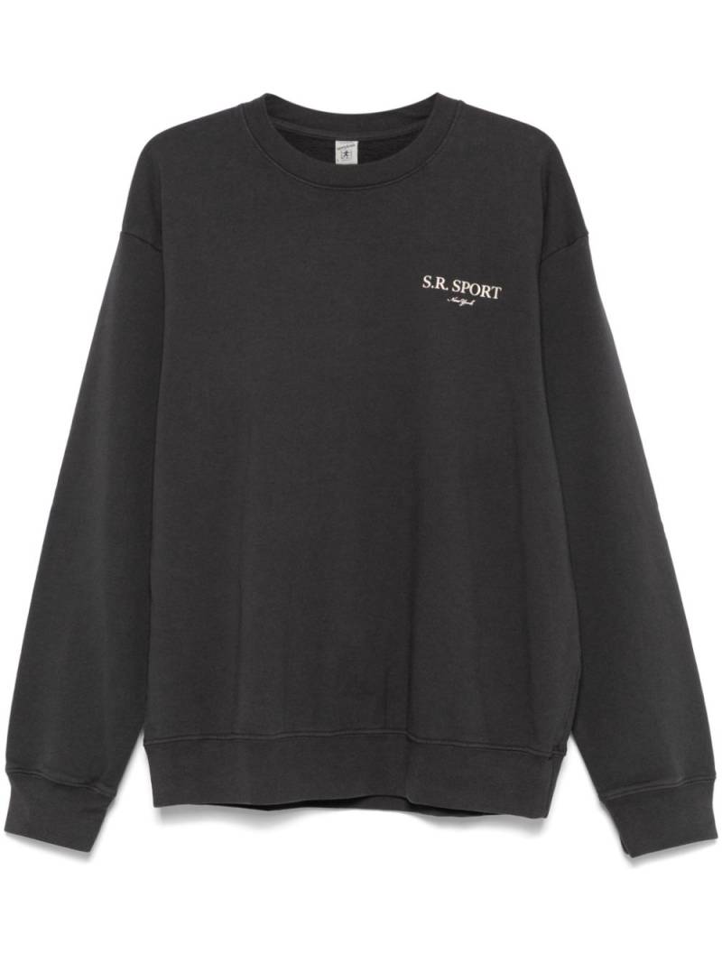 Sporty & Rich Wimbledon sweatshirt - Black von Sporty & Rich