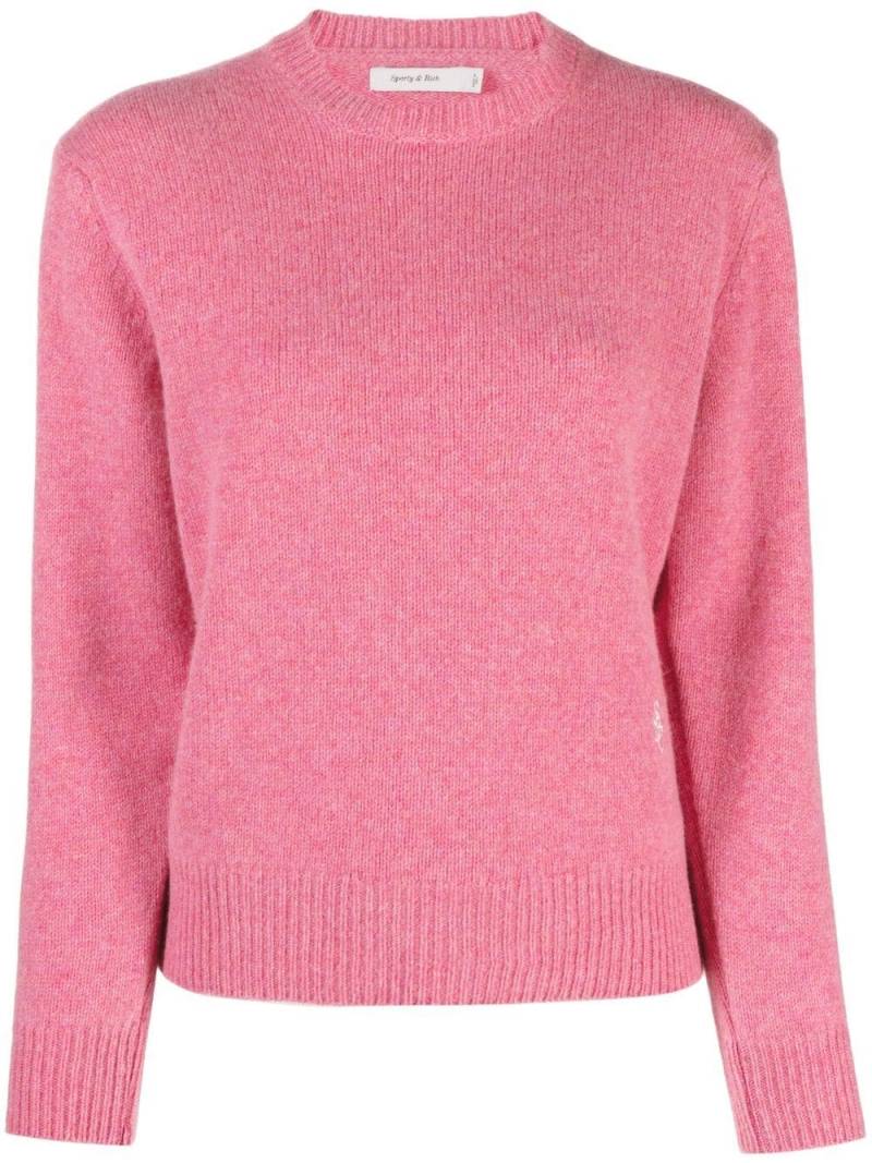 Sporty & Rich crew-neck jumper - Pink von Sporty & Rich