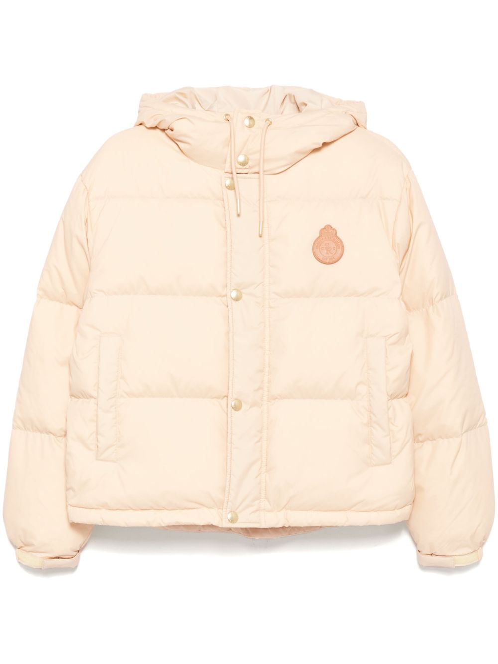 Sporty & Rich crown puffer jacket - Neutrals von Sporty & Rich