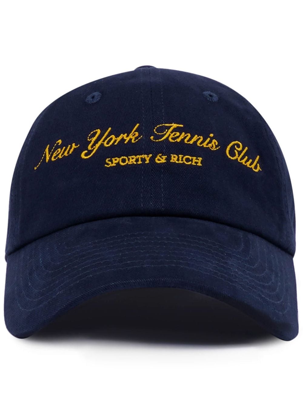 Sporty & Rich embroidered cap - Blue von Sporty & Rich
