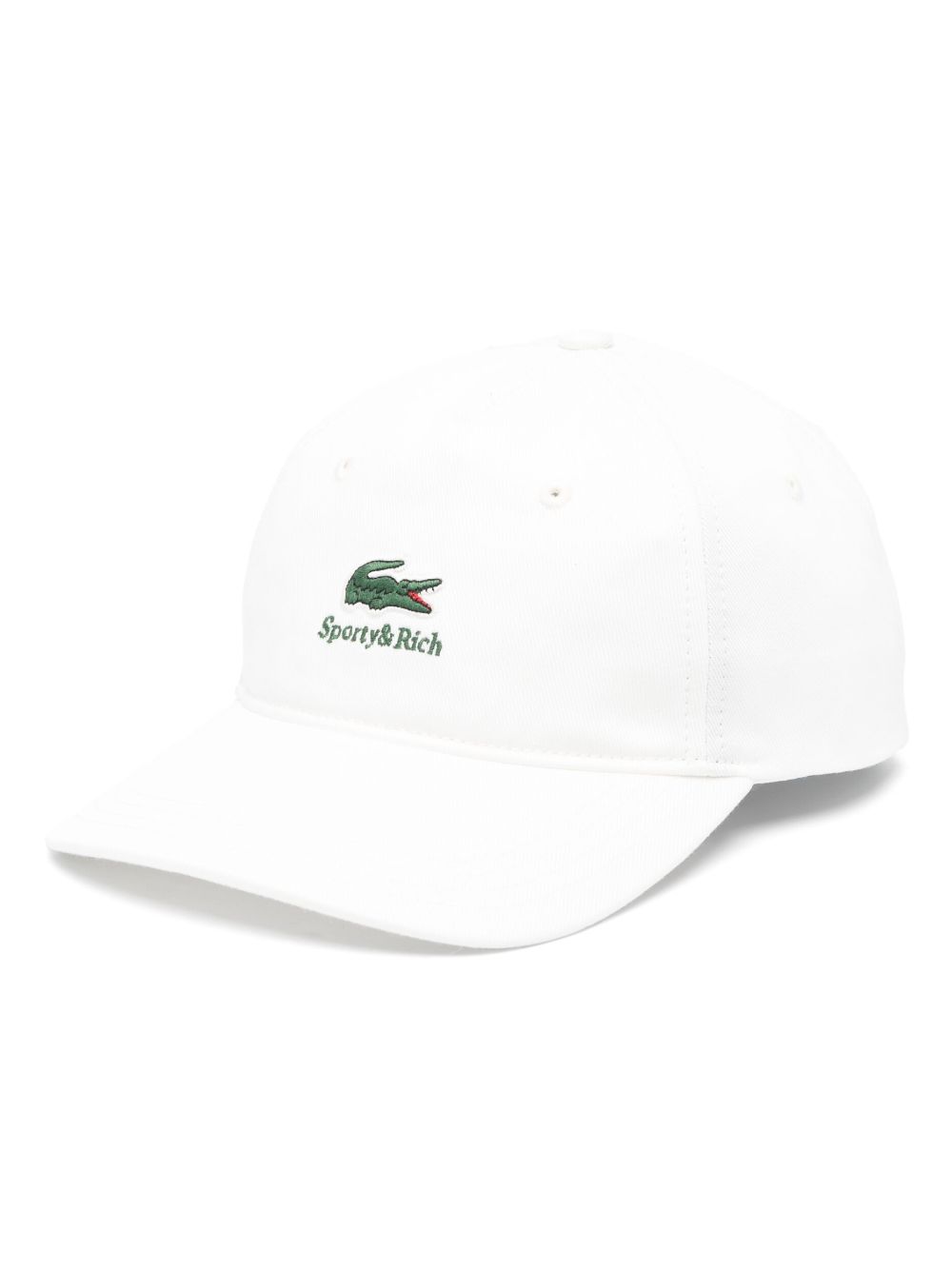 Sporty & Rich embroidered-logo baseball cap - White von Sporty & Rich