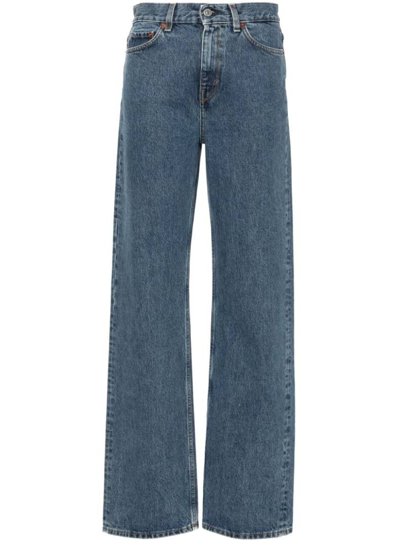 Sporty & Rich high-rise wide-leg jeans - Blue von Sporty & Rich