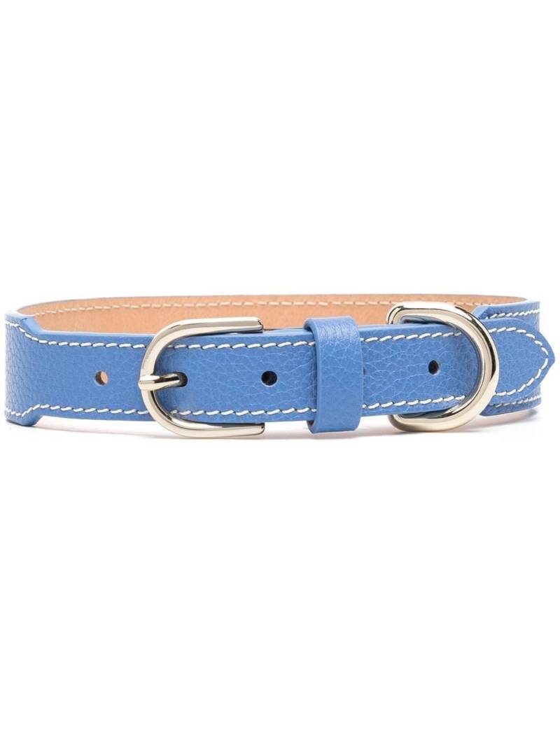 Sporty & Rich leather pet collar - Blue von Sporty & Rich