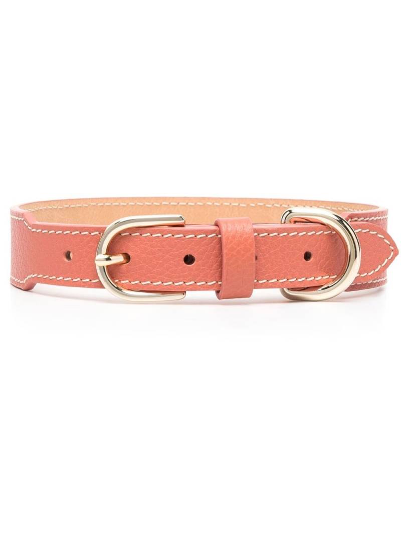 Sporty & Rich leather pet collar - Pink von Sporty & Rich