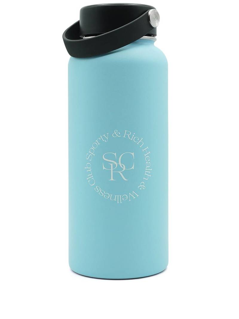 Sporty & Rich stainless steel water bottle - Blue von Sporty & Rich