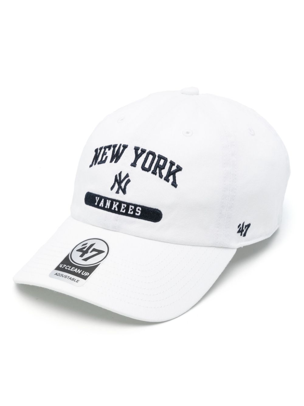 Sporty & Rich x '47 and The New York Yankees cotton cap - White von Sporty & Rich