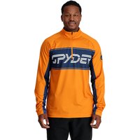 SPYDER Herren Unterzieh Zipshirt Paramount orange | L von Spyder