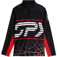 SPYDER Jungen Unterzieh Zipshirt Web schwarz | 128 von Spyder