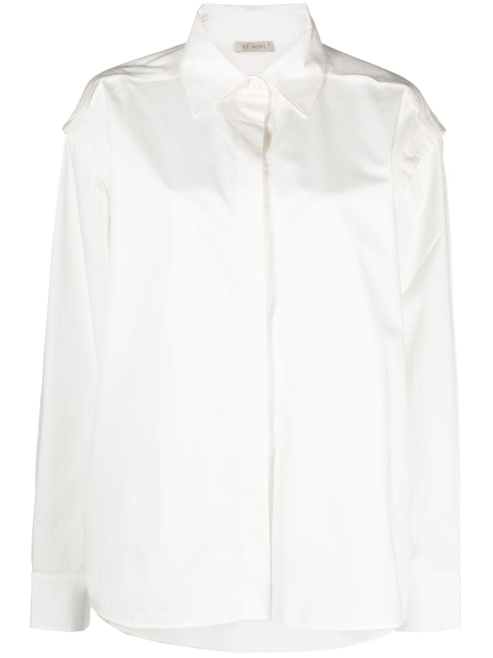 St. Agni detachable sleeve shirt - White von St. Agni