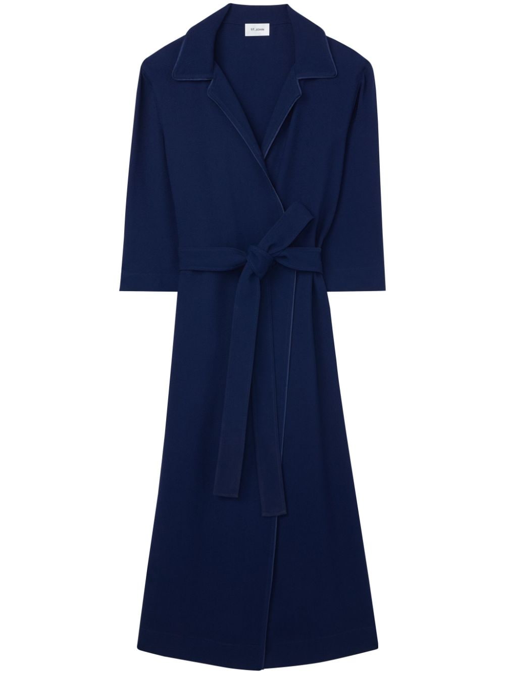 St. John crepe wrap dress - Blue von St. John