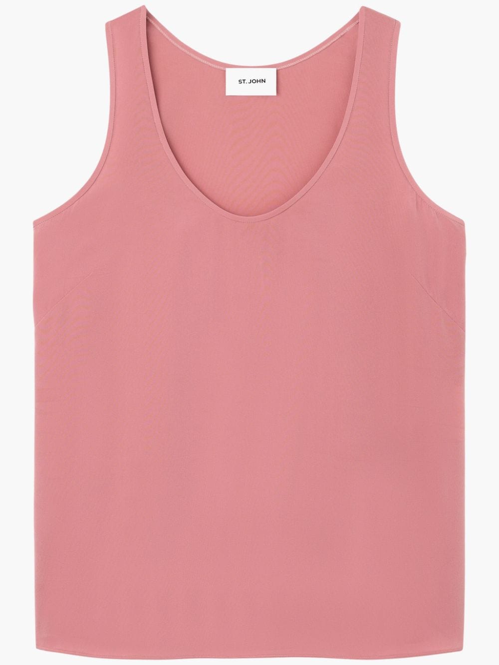 St. John scoop-neck silk vest top - Pink von St. John