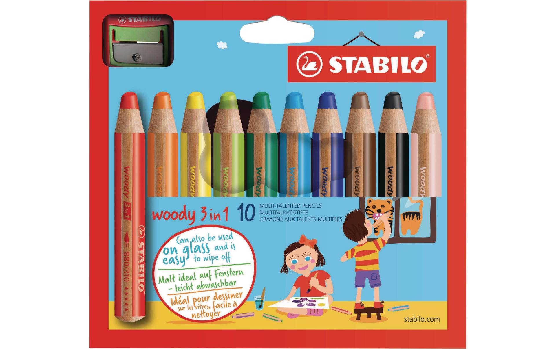 STABILO Buntstift »3in1 Malstift 10« von Stabilo