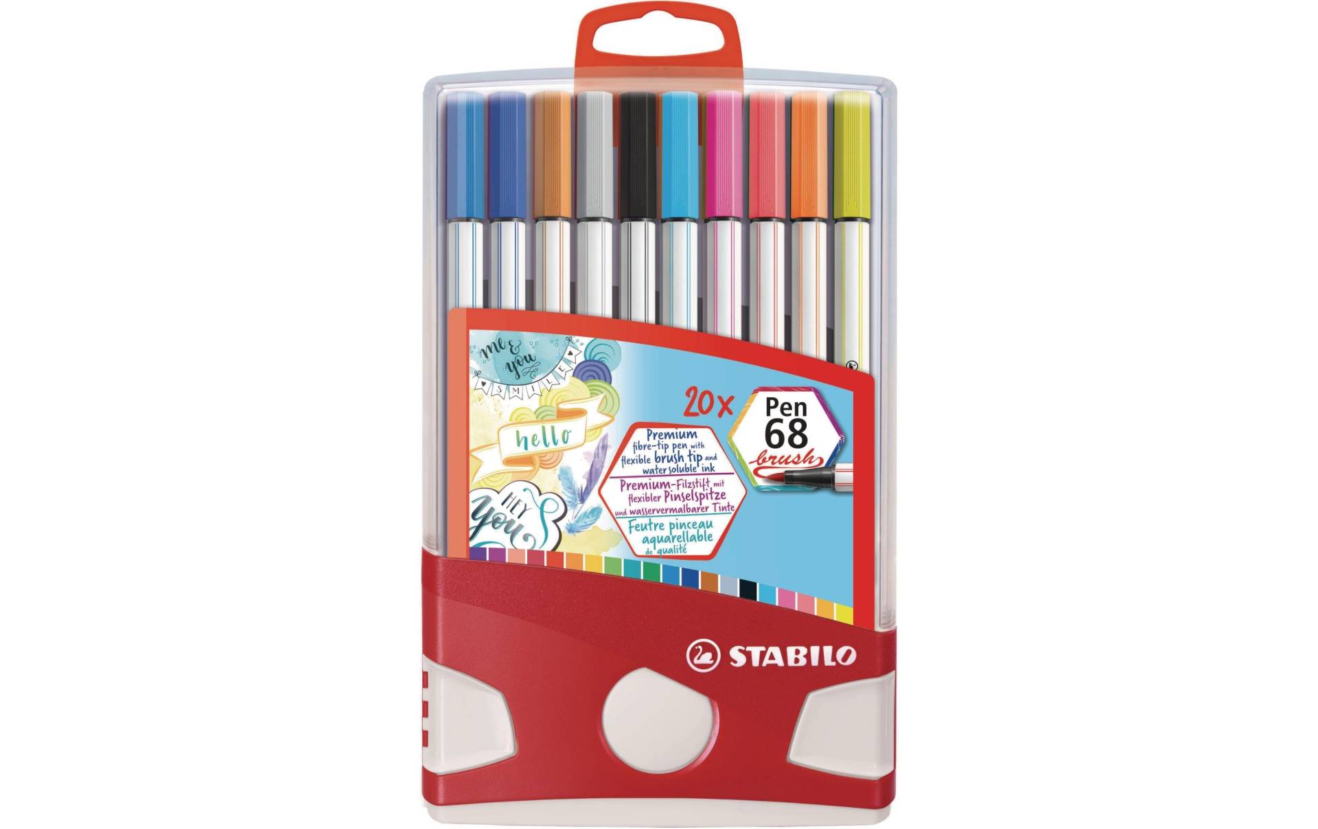 STABILO Faserstift »Pen 68 20 Stück«, Deckend von Stabilo