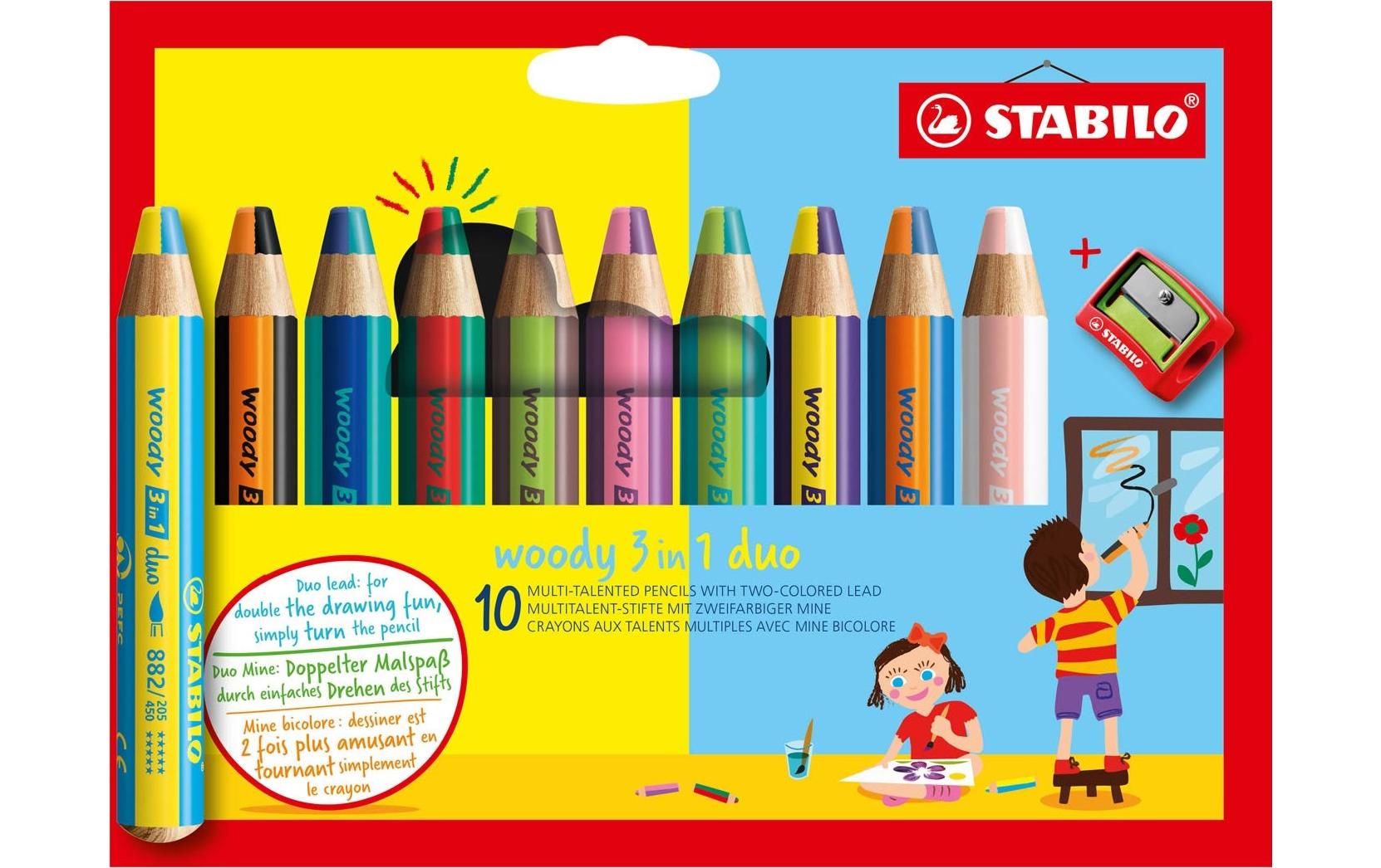 STABILO Malstift »Woody 3 in 1« von Stabilo