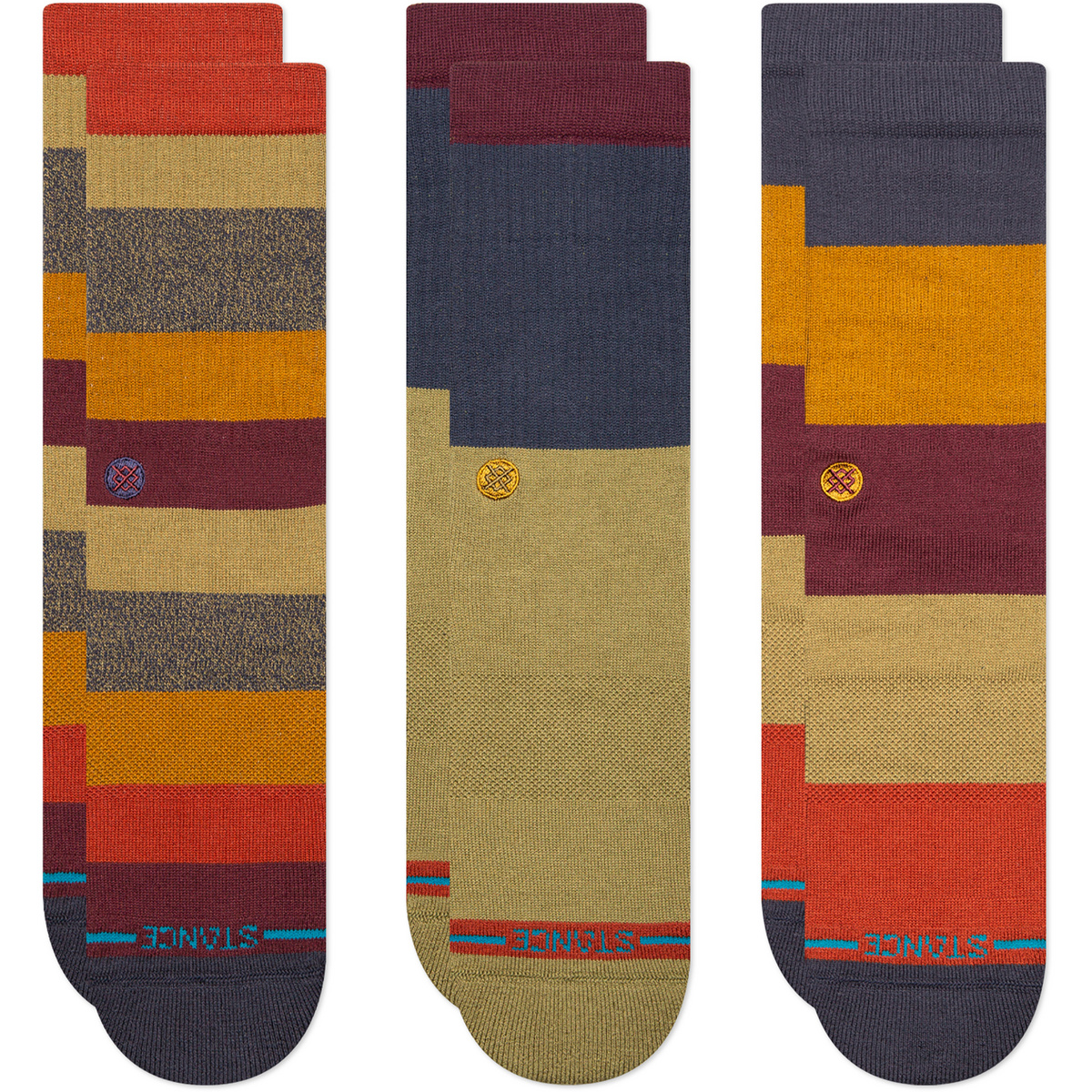 Stance Cabin Fever Crew 3er Pack Socken von Stance