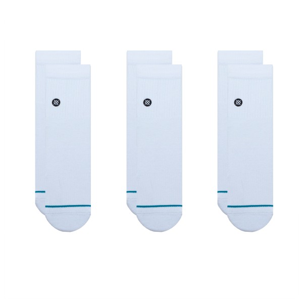 Stance - Icon Quarter 3 Pack - Multifunktionssocken Gr M grau Stance - Icon Quarter 3 Pack - Multifunktionssocken Gr M grau von Stance