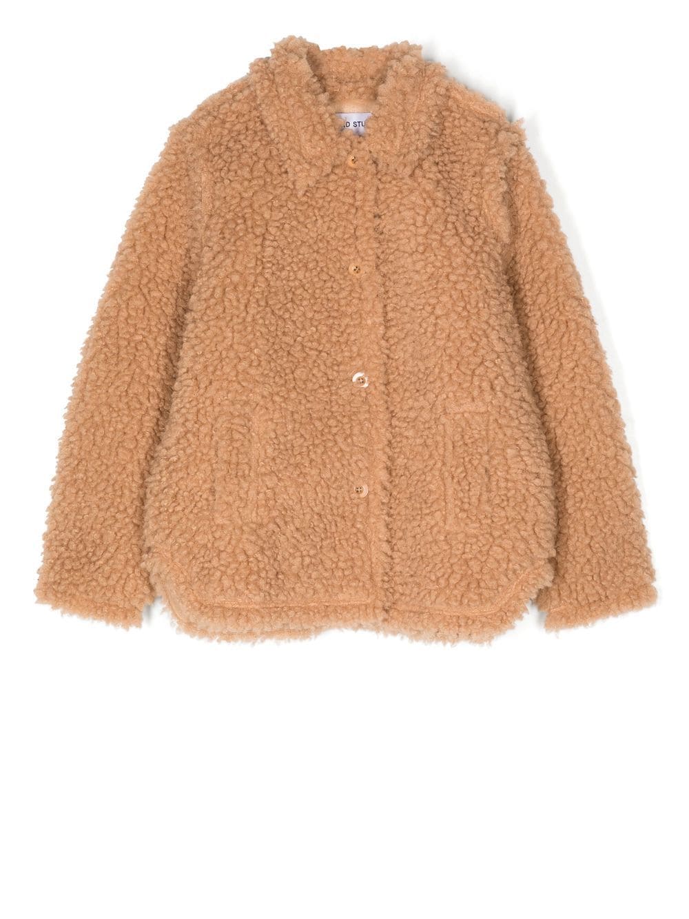 STAND STUDIO Kids button-up faux shearling jacket - Brown von STAND STUDIO Kids