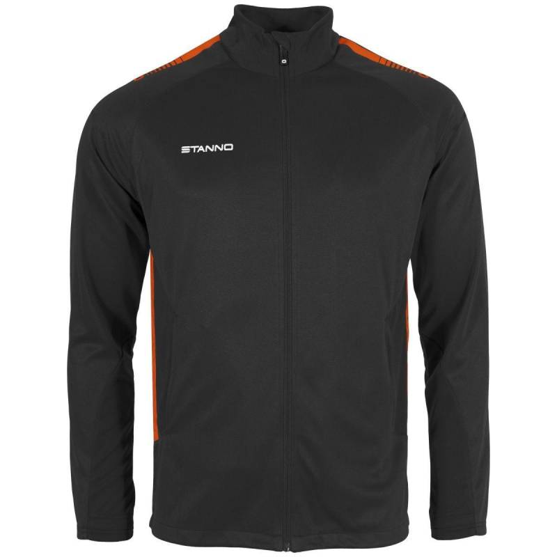 Full Zip Sweatjacke Kind First Mädchen Schwarz / Orange 10A von Stannol