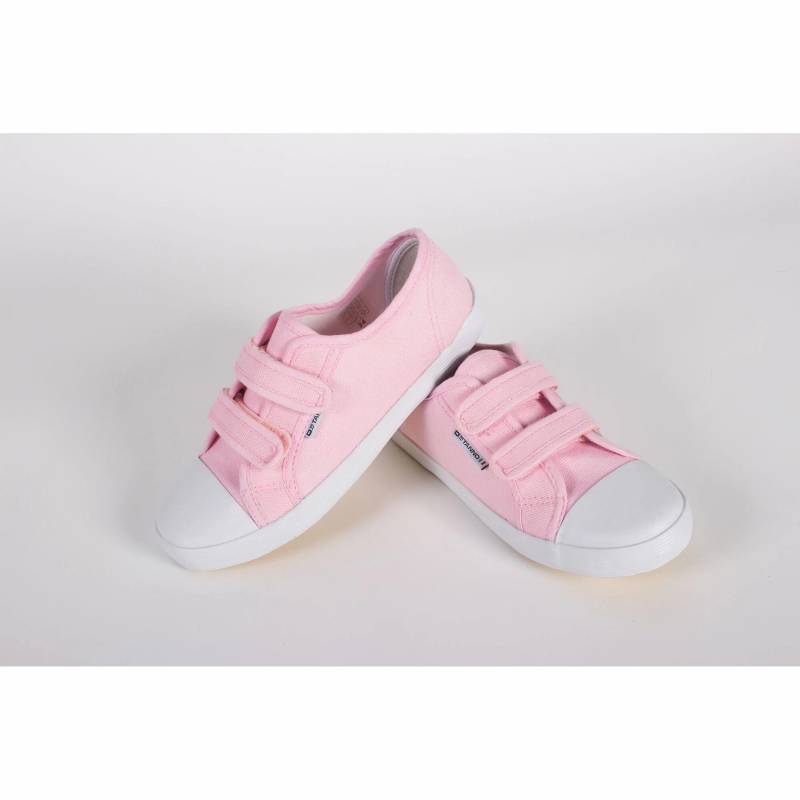 Hallenschuhe Aus Leinen Kinder Velcro Unisex  30 von Stannol