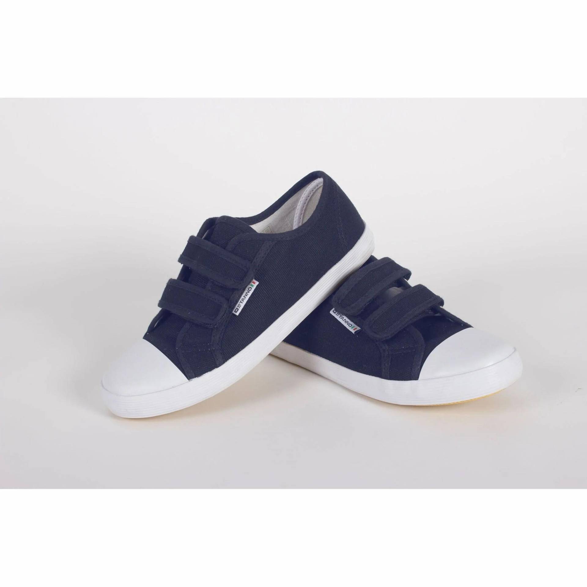 Hallenschuhe Aus Leinen Kinder Velcro Unisex  30 von Stannol