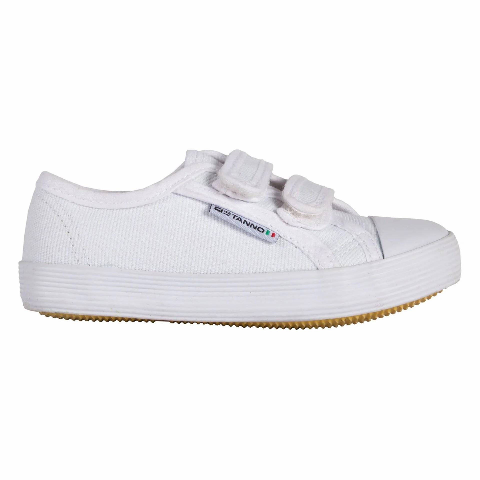 Hallenschuhe Aus Leinen Kinder Velcro Unisex  34 von Stannol