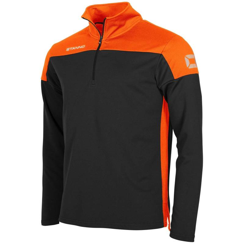 Trainingsjacke 1/4 Oberteil Mit Reißverschluss Kind Pride Mädchen Schwarz / Orange 8A von Stannol