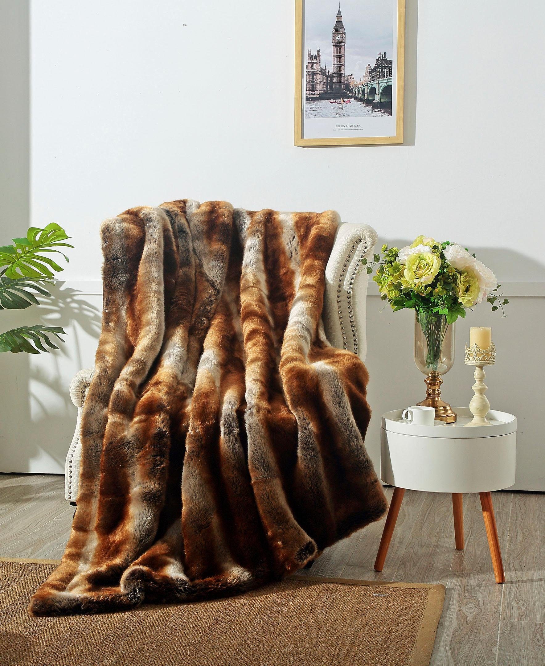 Star Home Textil Wohndecke »Zobel«, aus besonders weichem Material, Kuscheldecke Star Home Textil Wohndecke »Zobel«, aus besonders weichem Material, Kuscheldecke von Star Home Textil