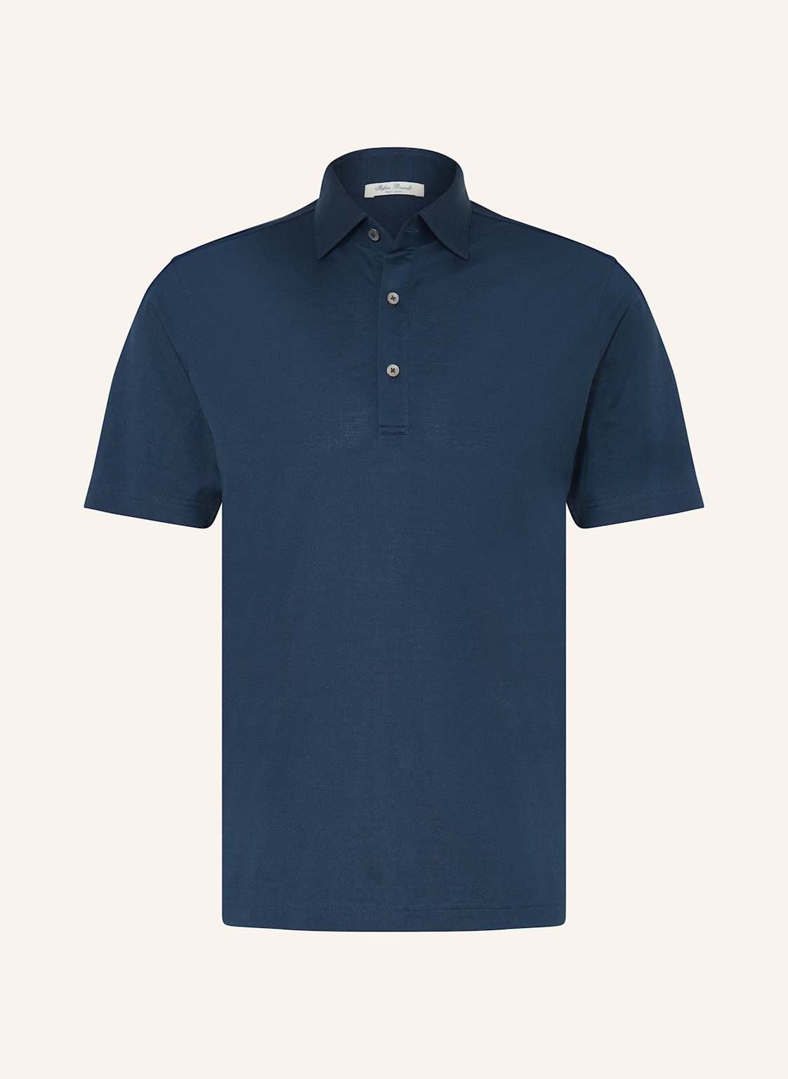 Stefan Brandt Piqué-Poloshirt blau von Stefan Brandt