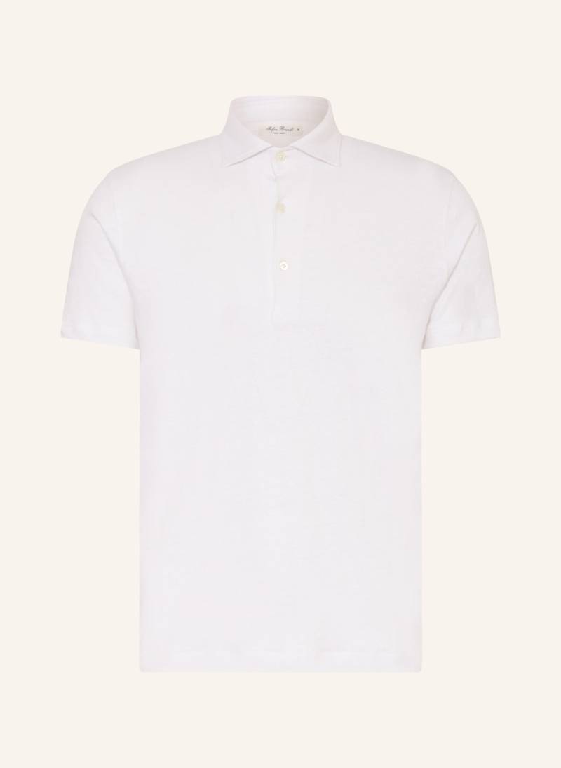 Stefan Brandt Strick-Poloshirt Laurin Aus Leinen weiss von Stefan Brandt