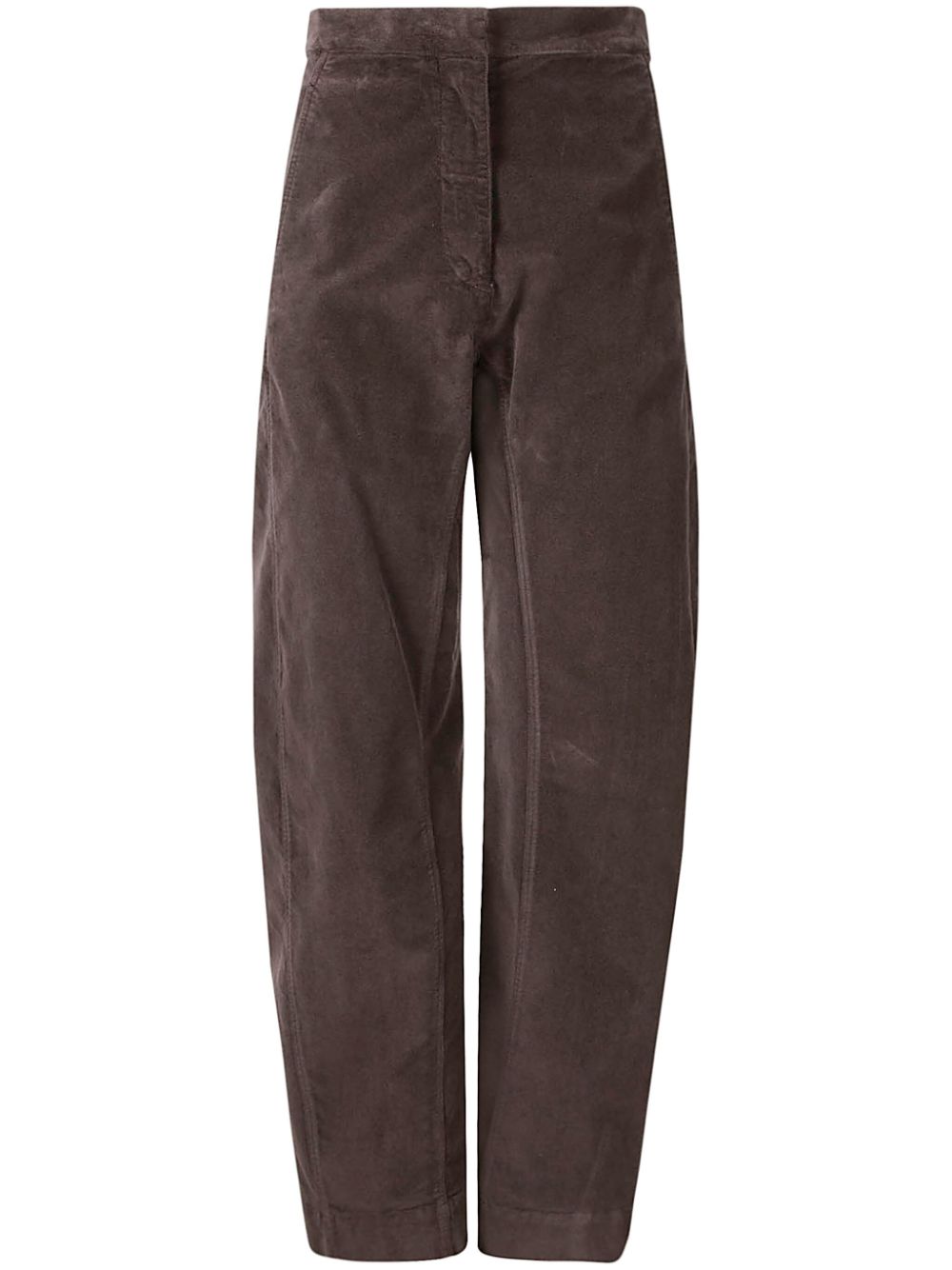 Stefano Mortari stretch-cotton tapered trousers - Brown von Stefano Mortari