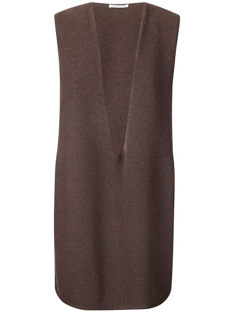 Stefano Mortari v-neck knitted top - Brown von Stefano Mortari