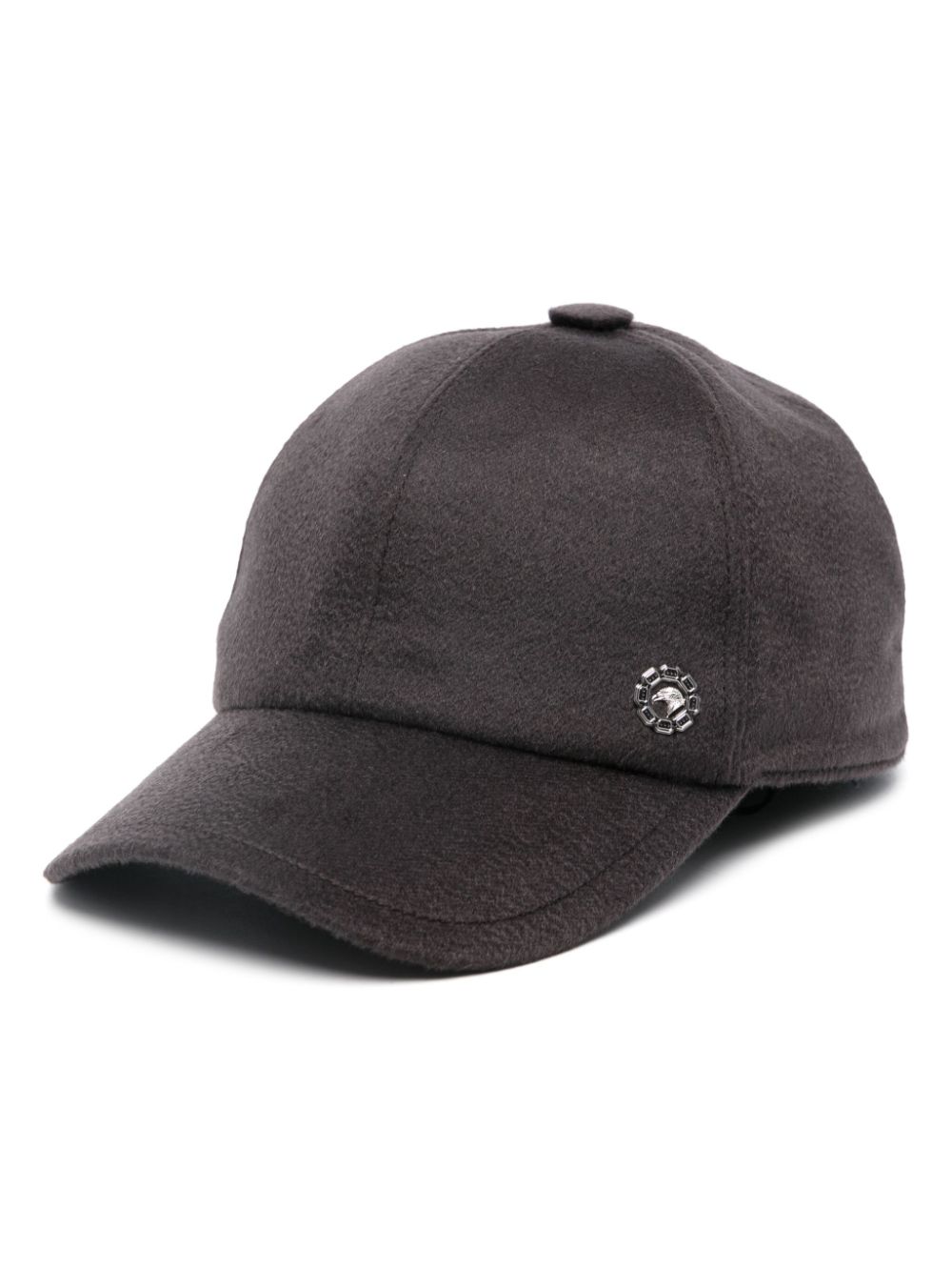 Stefano Ricci logo-plaque cap - Grey von Stefano Ricci