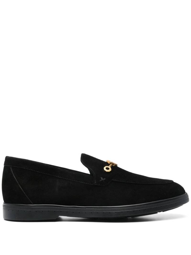 Stefano Ricci logo-plaque loafers - Black von Stefano Ricci