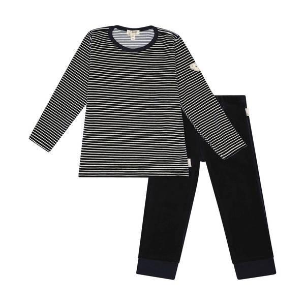 Pyjama Bequem Sitzend Mädchen Schwarz 104 von Steiff