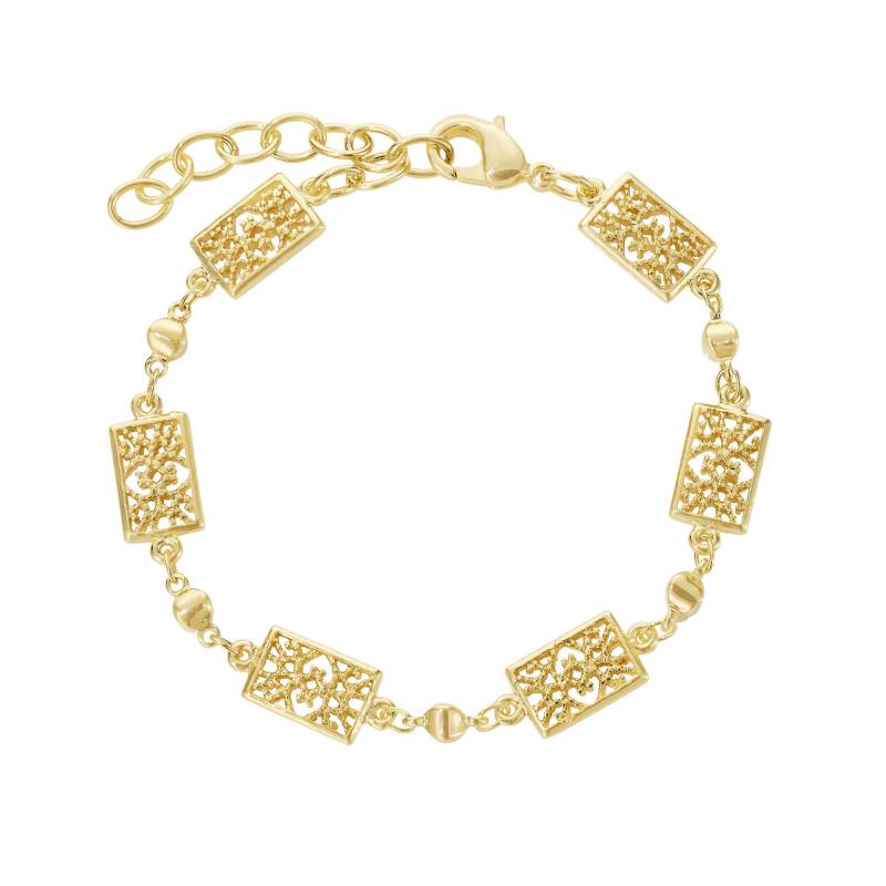 Armband Vergoldet "coco" Damen Gold 16cm von Steinkult