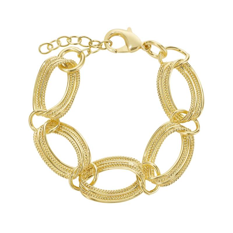 Armband Vergoldet ""ruby" Damen Gold 16cm von Steinkult