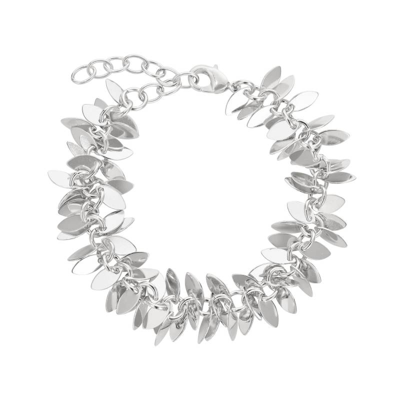 Armband Versilbert "gigi" Damen Silber 16cm von Steinkult