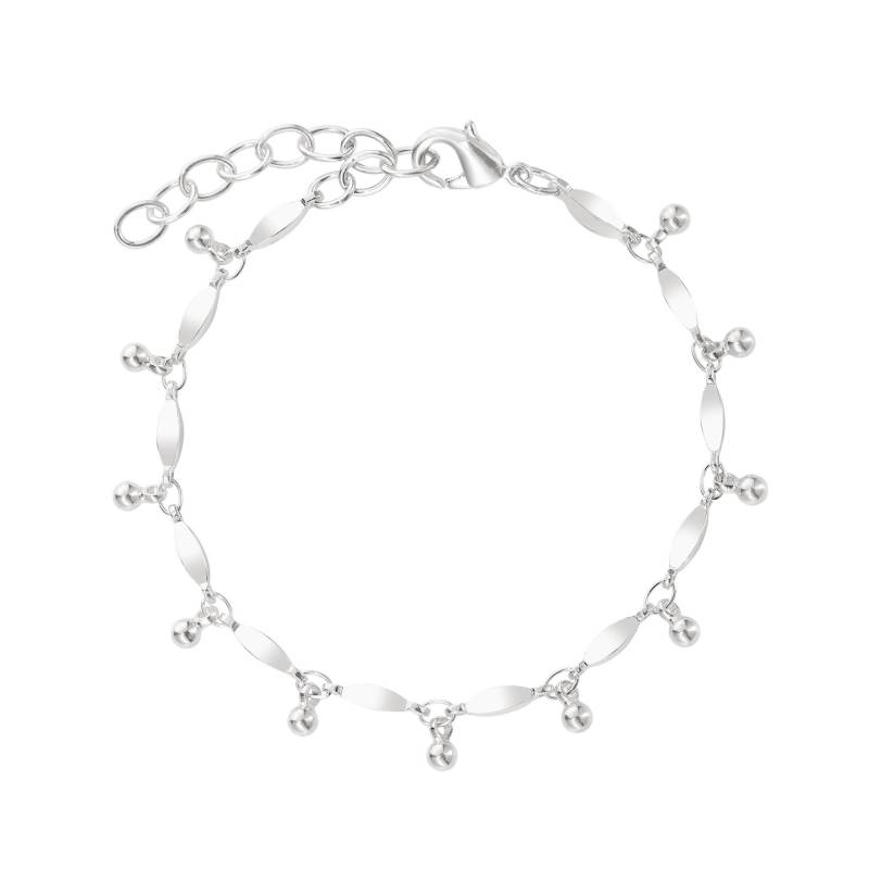 Armband Versilbert "inés" Damen Silber 16cm von Steinkult