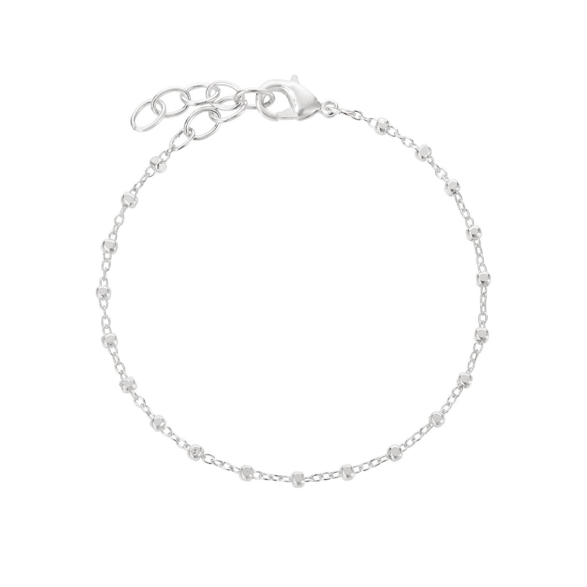 Armband Versilbert "nala" Damen Silber 16cm von Steinkult