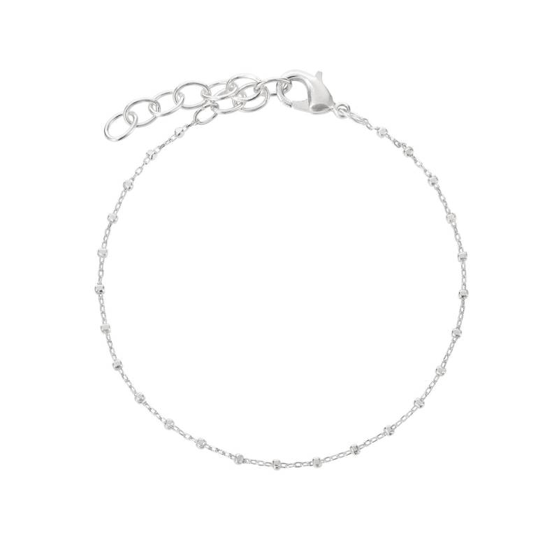 Armband Versilbert "nora" Damen Silber 16cm von Steinkult