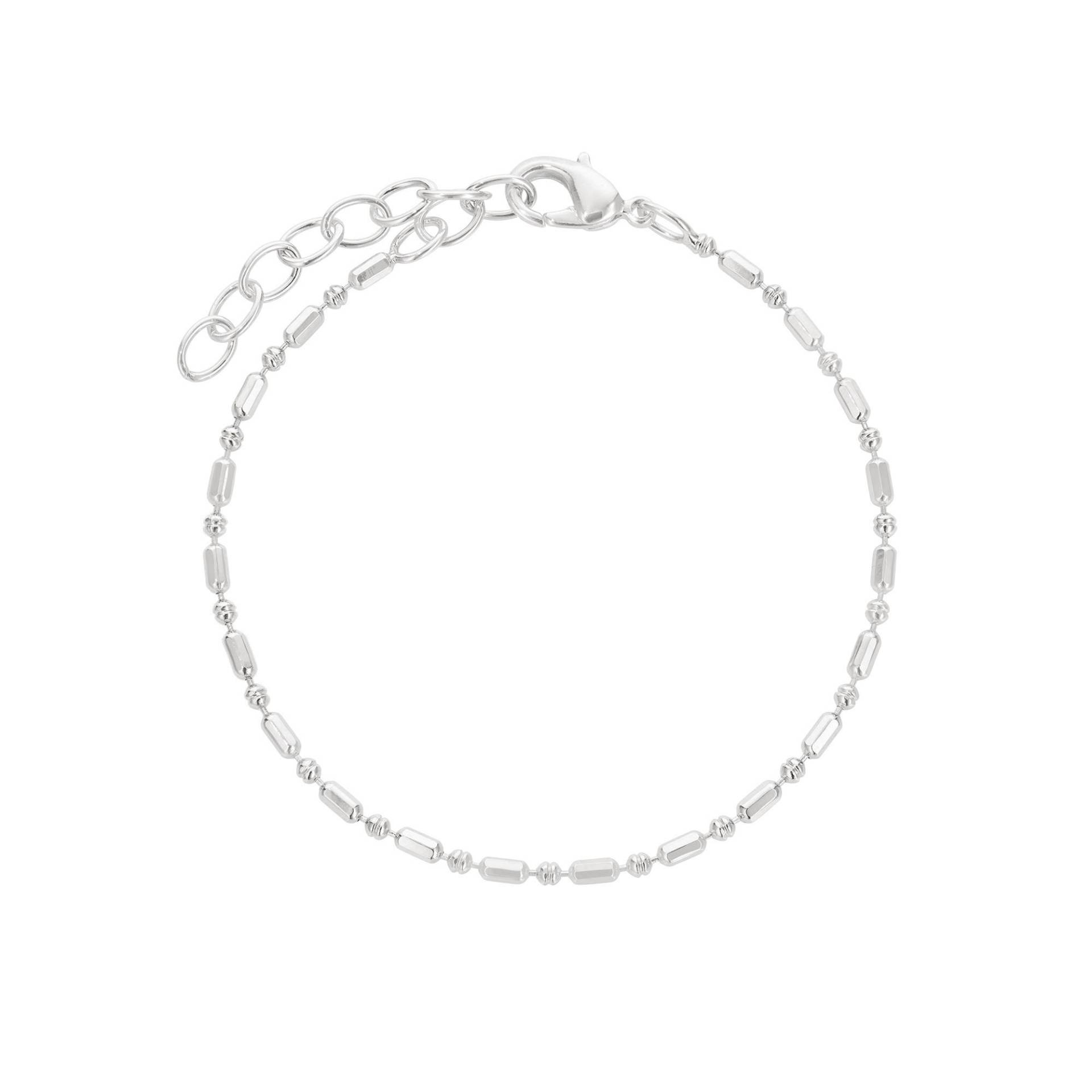 Armband Versilbert "zoey" Damen Silber 16cm von Steinkult