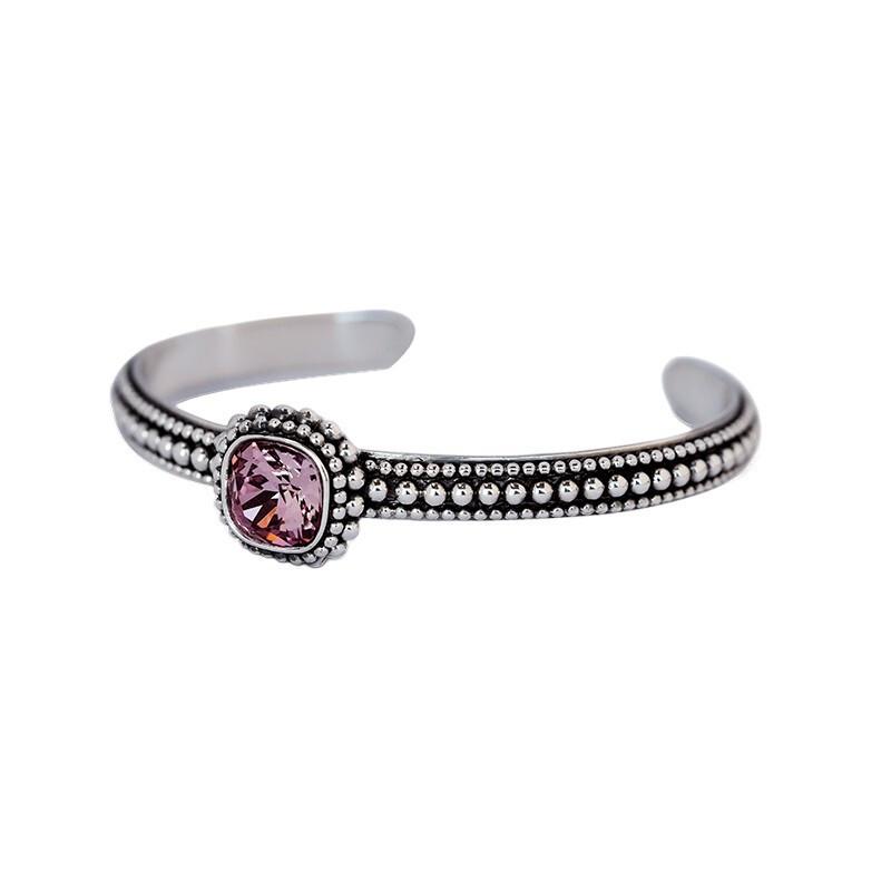 Cuff "aisha" Damen Pink 55mm von Steinkult