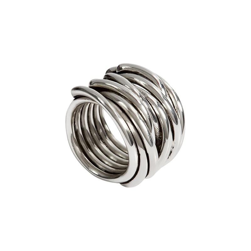 Ring "positano" Damen Antikes Silber 58 von Steinkult