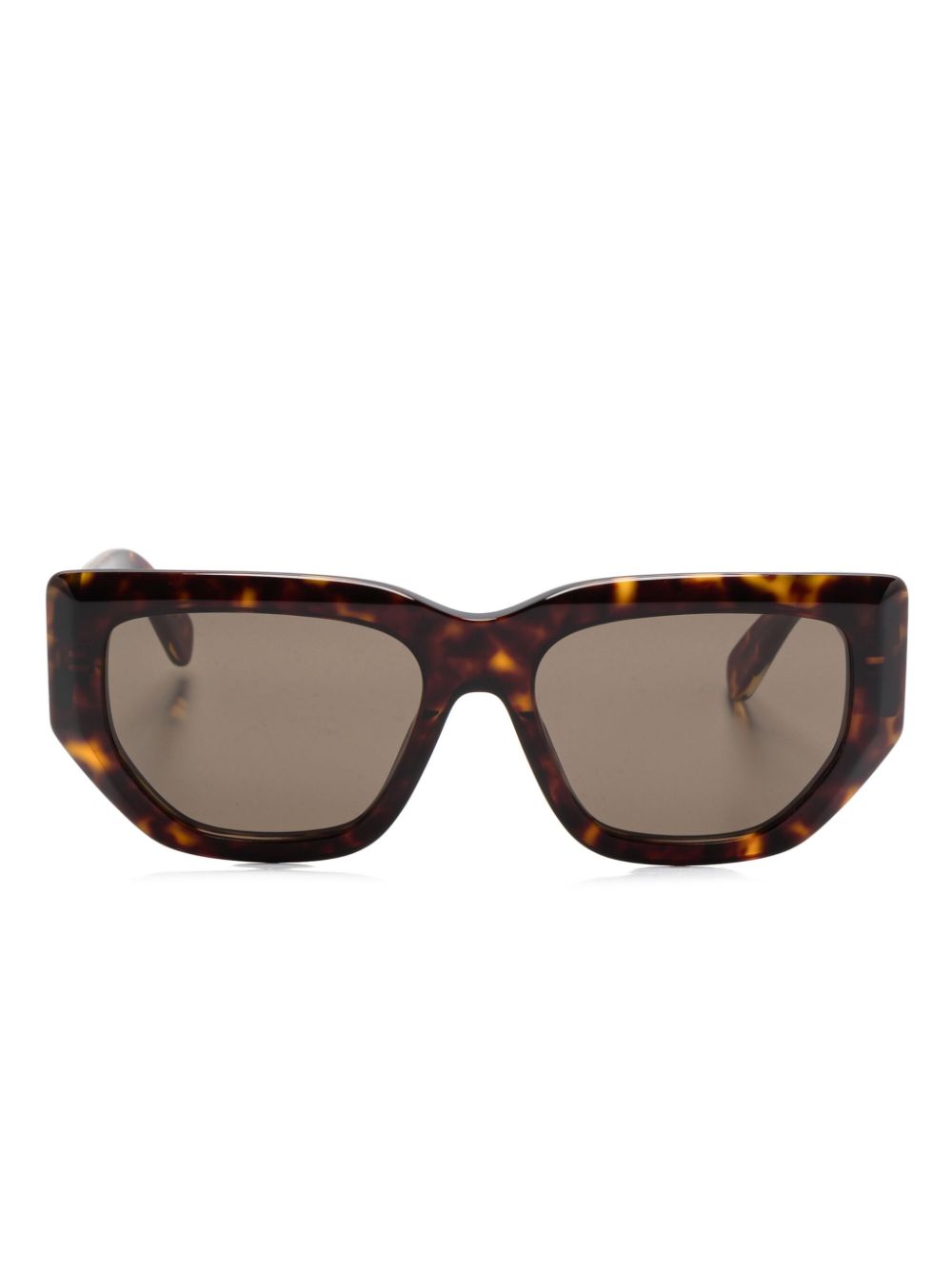 Stella McCartney Eyewear Logo sunglasses - Brown von Stella McCartney Eyewear